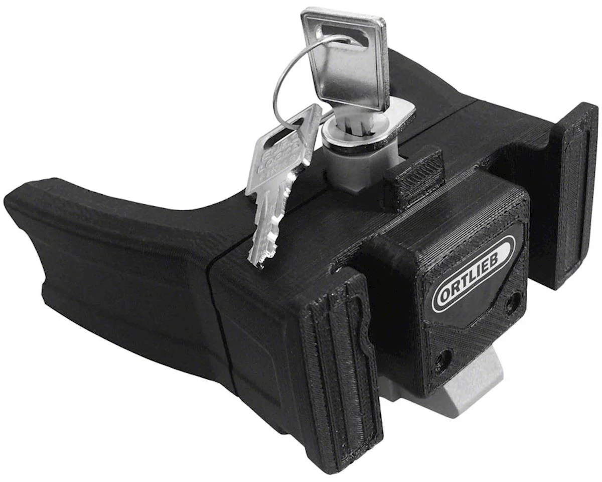 Ortlieb Handlebar Bar Extended Mounting Set (Fits Ultimate 6 or Front Basket)